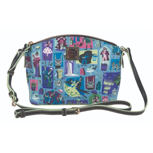 A Dooney & Bourke Haunted Mansion Crossbody Bag.