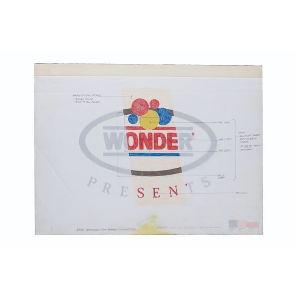 A Golden Horseshoe Wonder Bread Logo Artwork.