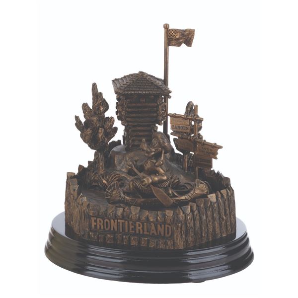 A Frontierland 50th Anniversary Figurine by Larry Nikolai.