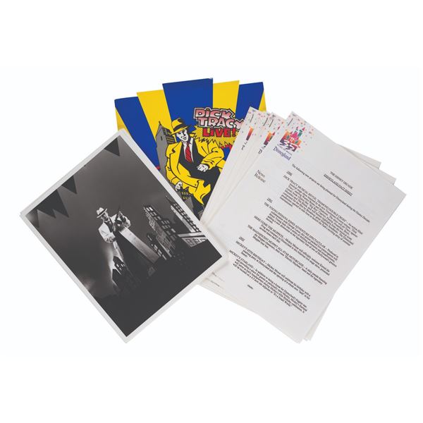 A Disneyland "Dick Tracy Live!" Press Kit.