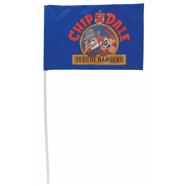 A Disney Afternoon Live! "Chip 'n Dale Rescue Rangers" Flag.
