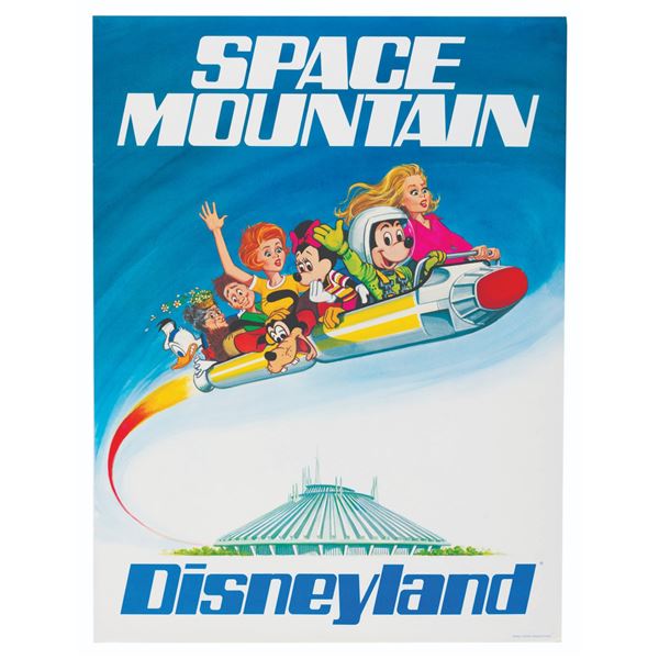 A Rare Space Mountain "Freaky Friday" Poster.