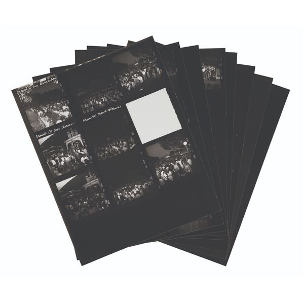 Disneyland 1981 Concert Contact Sheets.