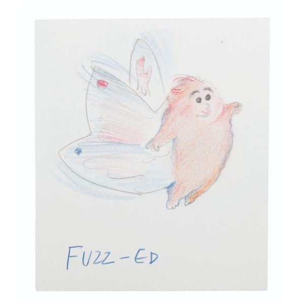 A Captain EO Fuzzball Concept Drawing.