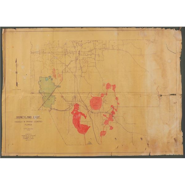 A "Disneyland East" Survey Map.