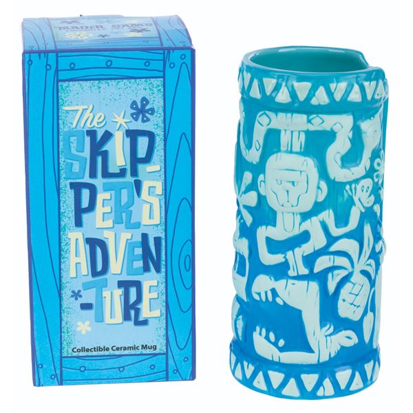 A Trader Sam's Skipper's Adventure Tiki Mug with Misprint.