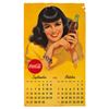 Image 1 : A 1948 Coca-Cola Calendar Page.