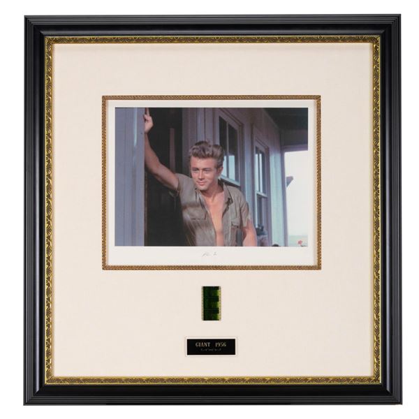 A James Dean "Giant" Film Strip with Print.
