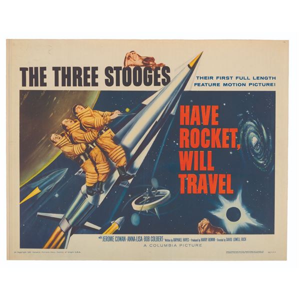 A"Have Rocket, Will Travel" Half-Sheet.