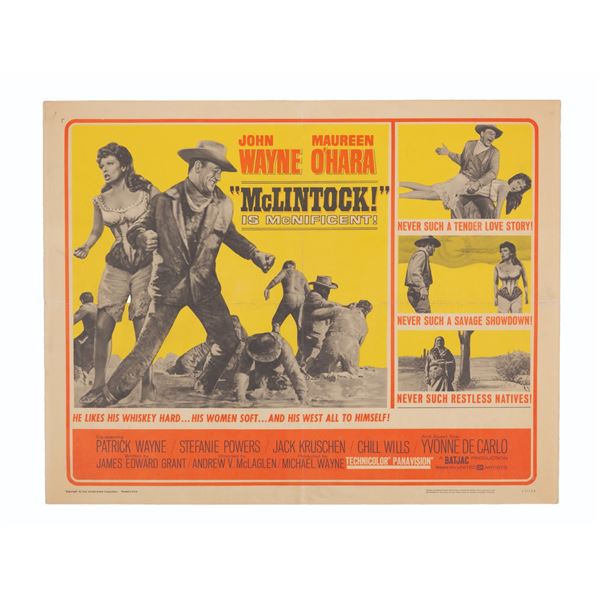 A"McLintock!" Half-Sheet.