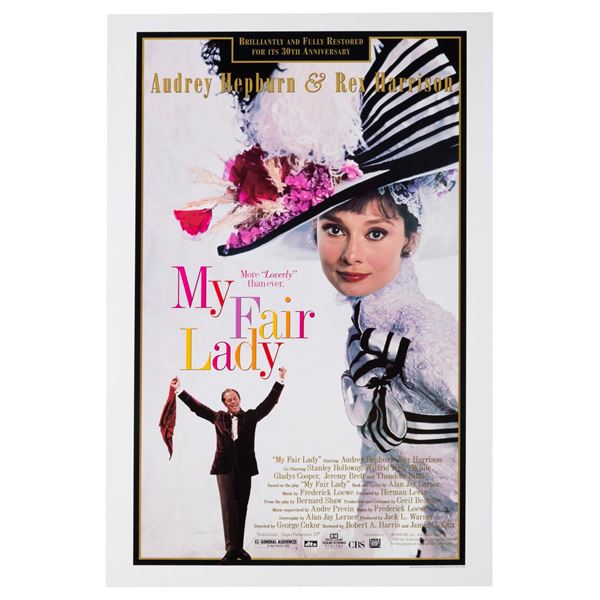 A 1994 "My Fair Lady" Re-Release One-Sheet.