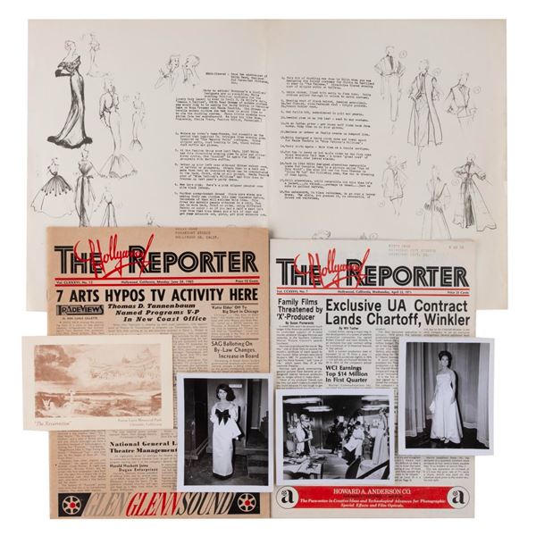 A Collection of Edith Head Ephemera.