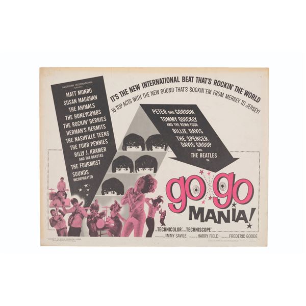 A"Go Go Mania" Half-Sheet.