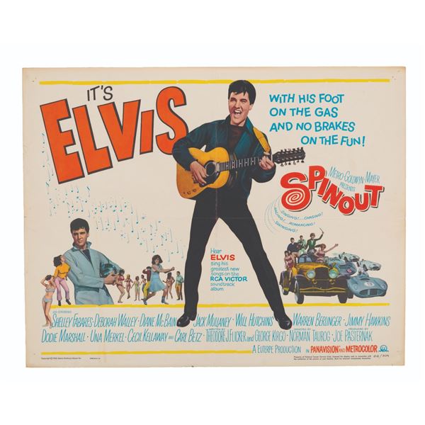 An Elvis"Spinout" Half-Sheet.