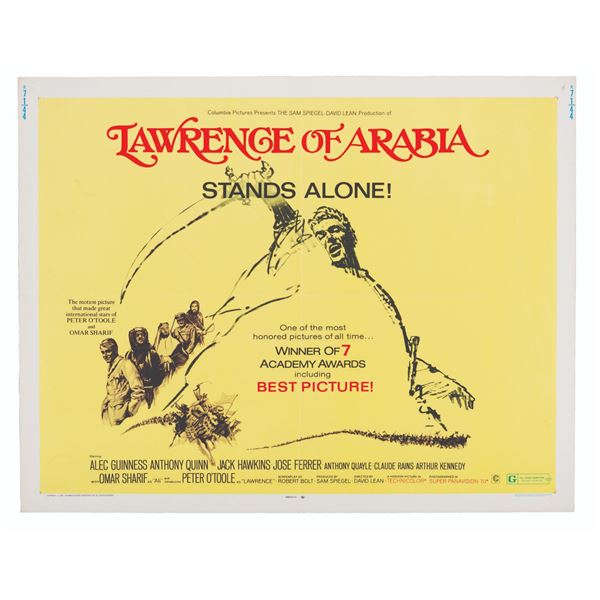 A"Lawrence of Arabia" Half-Sheet.