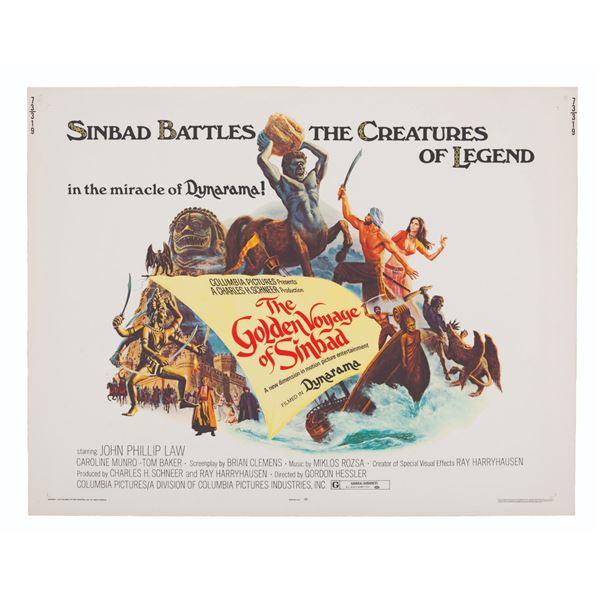 A"The Golden Voyage of Sinbad" Half-Sheet.
