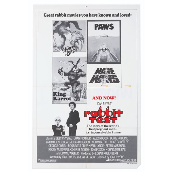 A"Rabbit Test" One-Sheet.