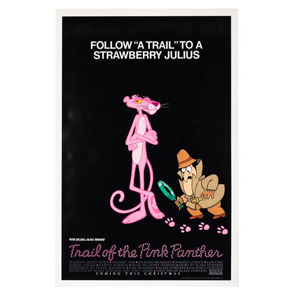 A "The Trail of the Pink Panther" One-Sheet.