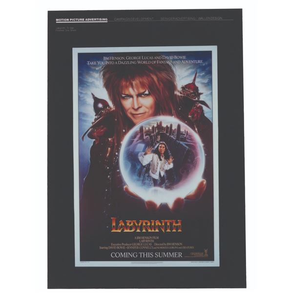 A"Labyrinth" Teaser Presentation Board.