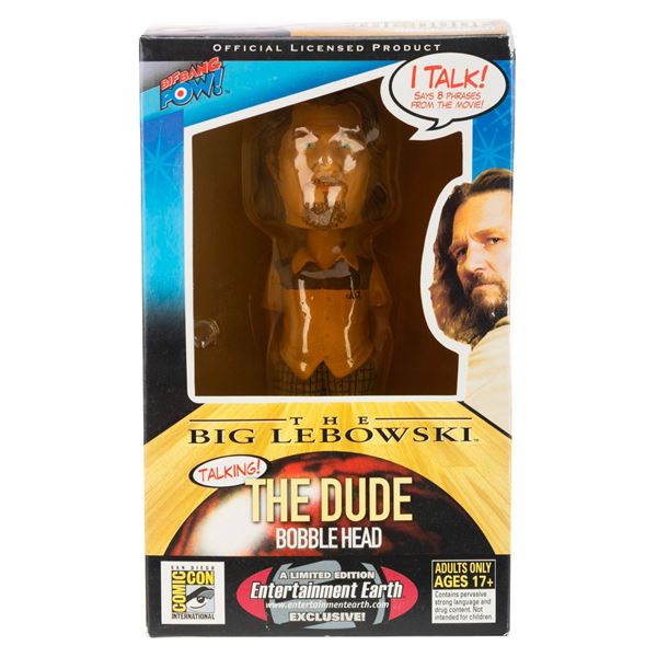 An SDCC"The Big Lebowski" The Dude Talking Bobblehead.