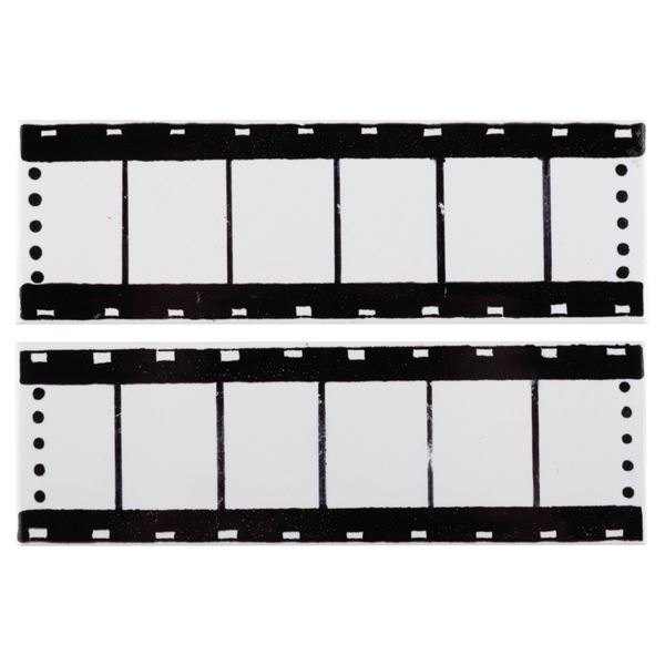 A Pair of Ceramic Tile Film Strips.
