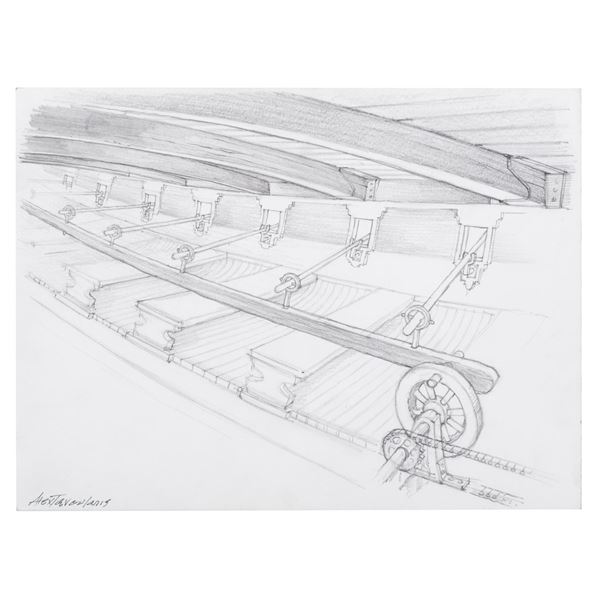 A "Charlie and the Chocolate Factory" Concept Drawing.
