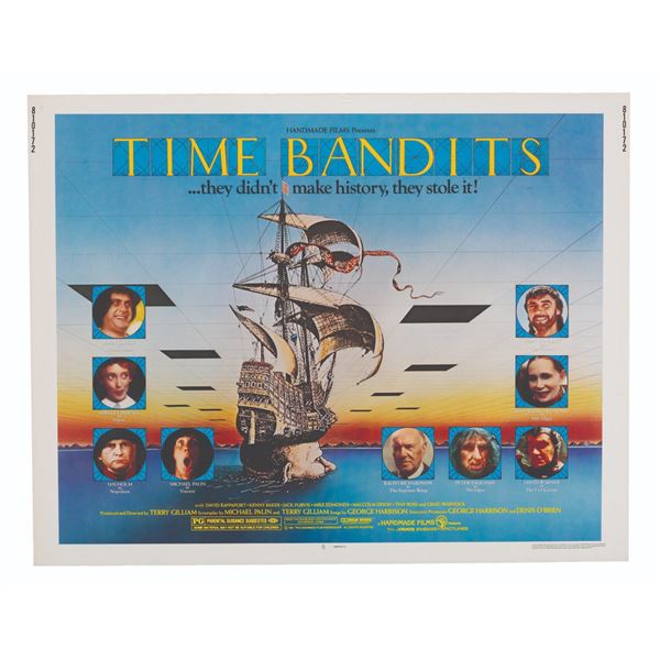 A"Time Bandits" Half-Sheet.