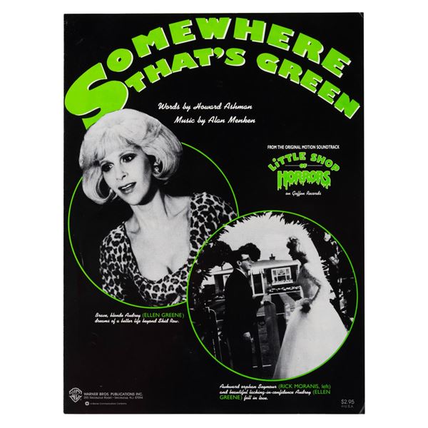 Multi-Signed "Somewhere That’s Green" Sheet Music.