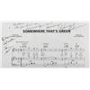 Image 4 : Multi-Signed "Somewhere That’s Green" Sheet Music.