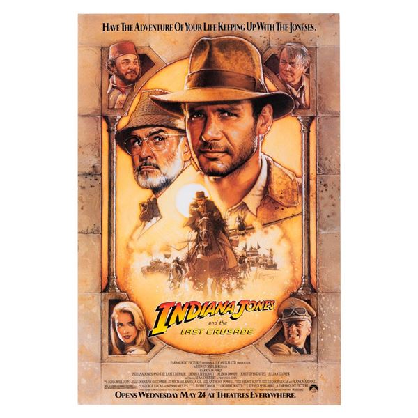 An "Indiana Jones and the Last Crusade" One-Sheet.