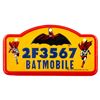 Image 1 : A Batmobile Bicycle License Plate.