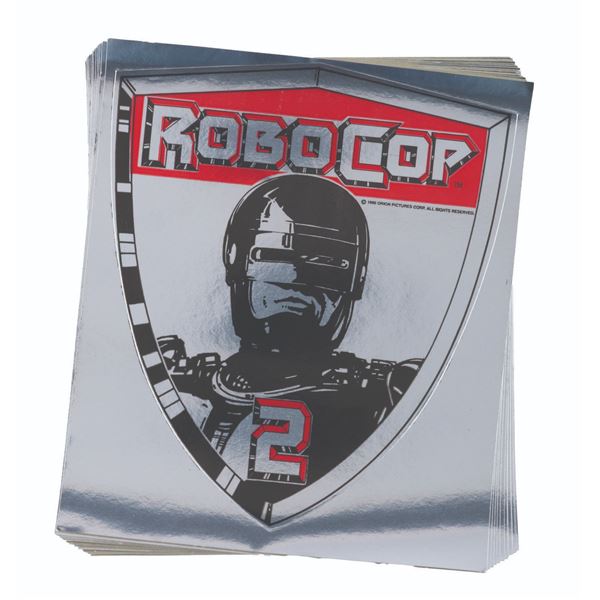A Set of "RoboCop 2" Promotional Stickers.