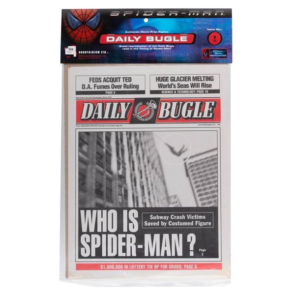 A "Spider-Man" Daily Bugle Movie Prop Replica.