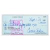 Image 1 : A Carrie Fisher Signed Check.