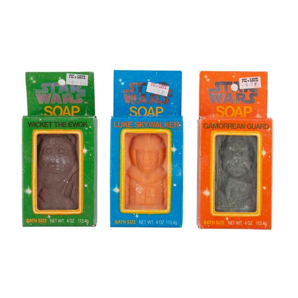 Three Star Wars "Return of the Jedi" Soaps.