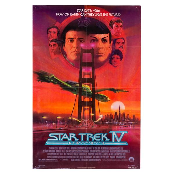 A"Star Trek IV: The Voyage Home" One-Sheet.