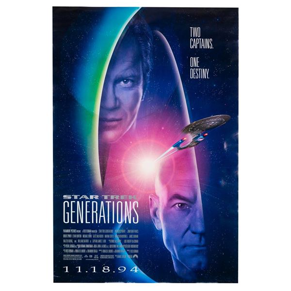 A "Star Trek: Generations" One-Sheet.
