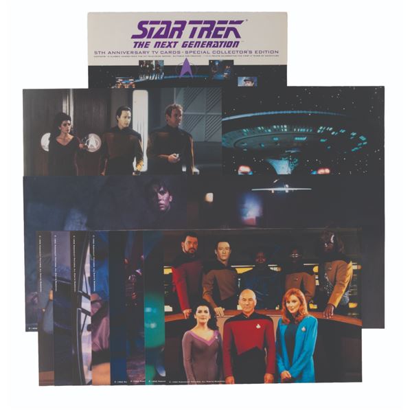 A "Star Trek: The Next Generation" TV Lobby Card Set.