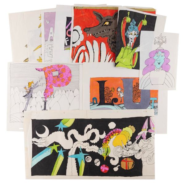 A Collection of DePatie-Freleng Development Art.