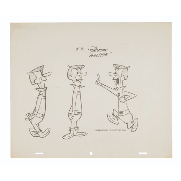 A"The Jetsons" George Model Sheet.