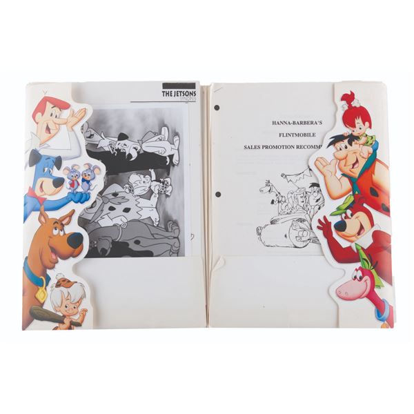 A 1991 Hanna Barbera Promotions Kit with Signed Photo.