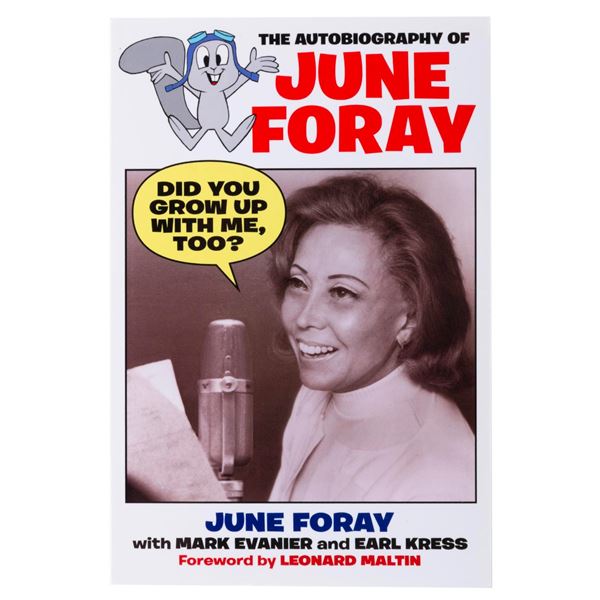 A June Foray Signed Autobiography.