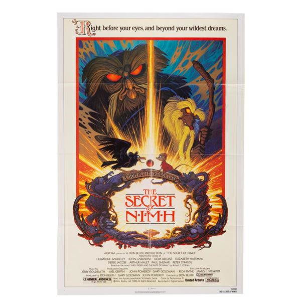 A "The Secret of NIMH" One-Sheet.