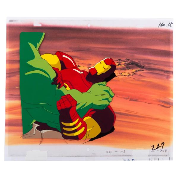 An "Iron Man: The Animated Series" Production Cel.