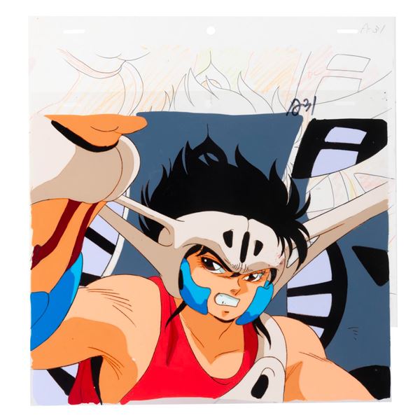 A "Jushin Liger" Production Cel.