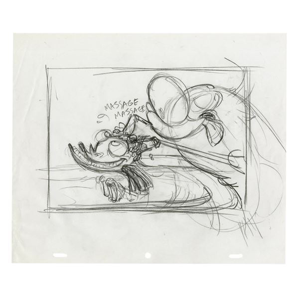 A "Ren & Stimpy Show" Development Drawing.