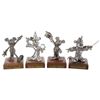 Image 1 : A Collection of Mickey Mouse Pewter Figurines.