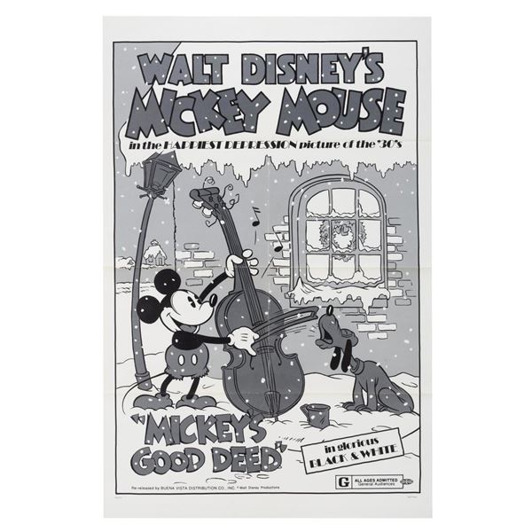 A "Mickey’s Good Deed" Re-Release One-Sheet.