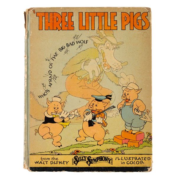 A 1933 Three Little Pigs Book.