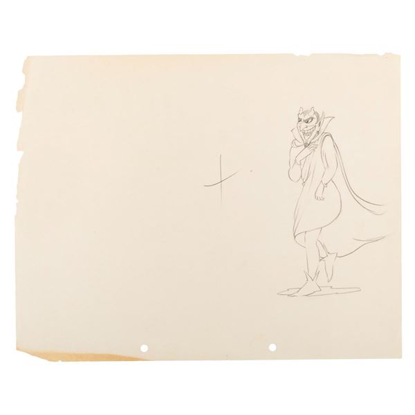 A "Goddess of Spring" Production Drawing.